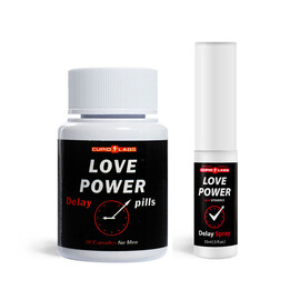 Love Power Delay Spray & Capsules Set reviews and discounts sex shop
