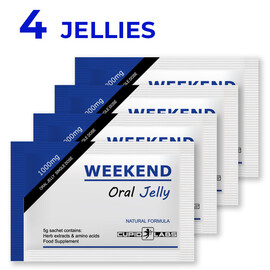 WEEKEND Oral Jelly - 4 sachets for strong erection reviews and discounts sex shop