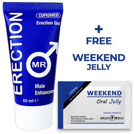 Mr. Erection Gel for a stronger erection + Gift Weekend Oral jelly for erection reviews and discounts sex shop