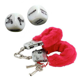 Spice Up Your Intimate Play with Red Handcuffs and Love Dice Set reviews and discounts sex shop