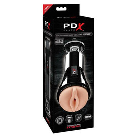 Vibrating masturbator with suction effect PDX Elite Cock Compressor reviews and discounts sex shop