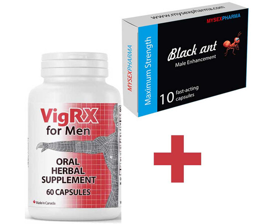 Black Ant and VigRX Set - Get Stronger Erections and Penis Enlargement reviews and discounts sex shop
