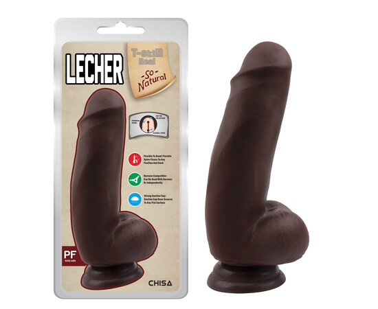 Realistic testicle dildo Lecher Brown reviews and discounts sex shop