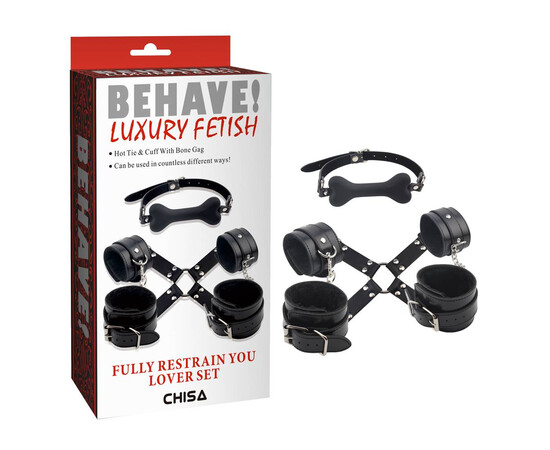 BDSM hand, foot and mouth set Fully Restrain You Lover Set reviews and discounts sex shop