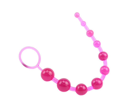 Anal rosary SASSY Anal Beads Pink reviews and discounts sex shop