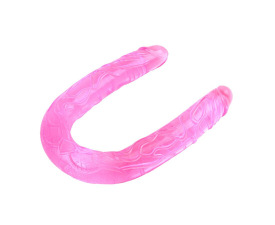 Double dildo Jelly Flexible Double Dong-Pink reviews and discounts sex shop