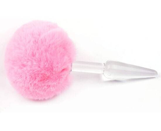 Anal dilator Glass Bunny Tail reviews and discounts sex shop