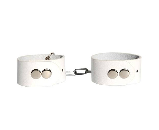 White leather handcuffs reviews and discounts sex shop
