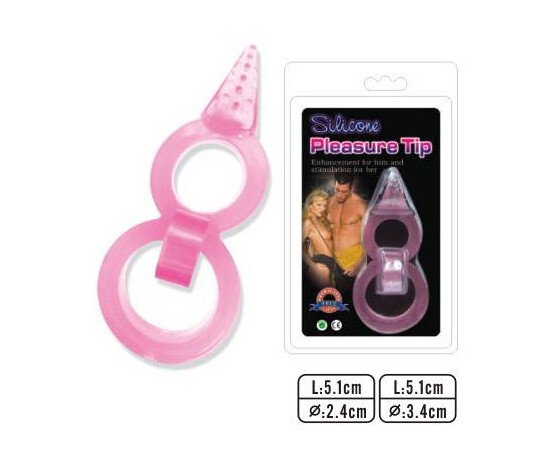Double penis ring Pleasure Tip reviews and discounts sex shop