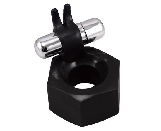 Penis ring Black Hexagonal Nut Ring reviews and discounts sex shop