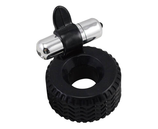 Vibrating penis ring Black Tire Cock Ring reviews and discounts sex shop