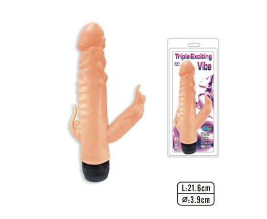 TripleExciting Vibe vibrator reviews and discounts sex shop