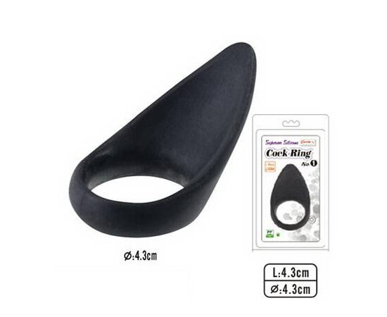 Penis ring Black Strong One Ring reviews and discounts sex shop