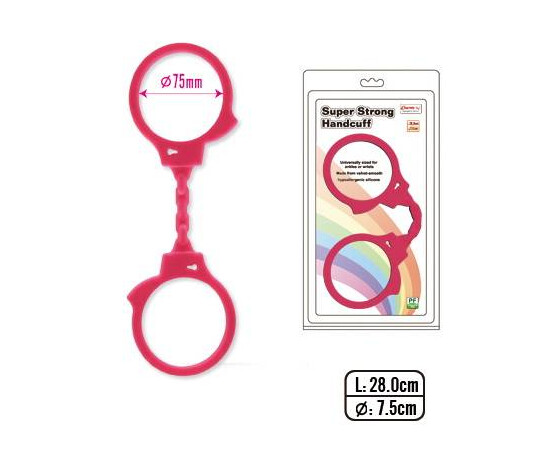 Silicone handcuffs in pink You Can't Escape reviews and discounts sex shop