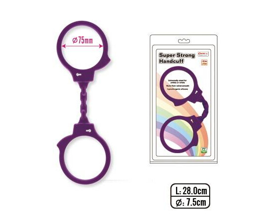 You Can't Escape purple silicone handcuffs reviews and discounts sex shop