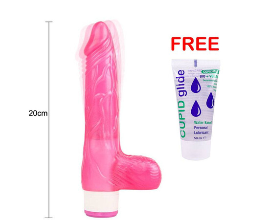 Vibrator Luv Pleaser Pink + Gift Lubricant 50ml reviews and discounts sex shop