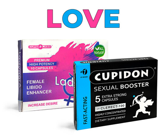 Cupidon 5 Erection Capsules & LadyagrA Arousal Capsules for Women 10 Capsules reviews and discounts sex shop