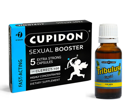 Maximize Your Sexual Performance with Cupidon 5 Erection Capsules & Tribulus 30ml oral drops reviews and discounts sex shop