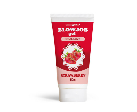 Cupid Blowjob Gel - Strawberry Flavored Oral Sex Gel 60ml reviews and discounts sex shop