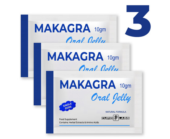 Makagra Oral Jelly (3 Sachets) for Powerful Erection reviews and discounts sex shop