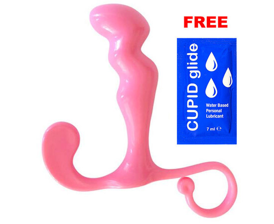 Prostate massager Prostate Massager Pink + gift lubricant reviews and discounts sex shop